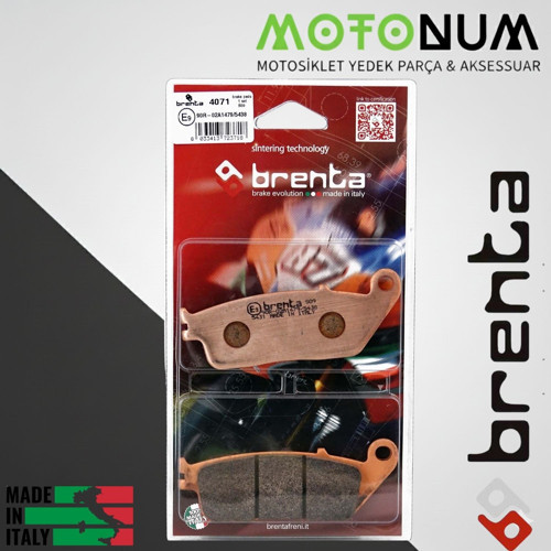 Honda Adv 350 Ön Fren Balata Sinterli Brenta ( Made İn İtaly)