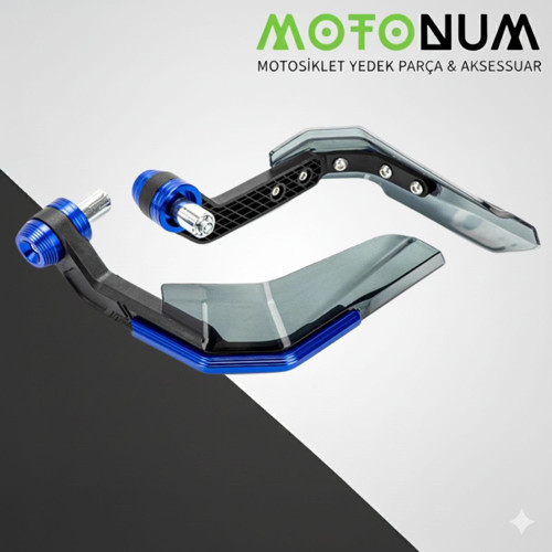 Hero X Pulse 200 Manet Koruma Rüzgar Önleyici-Mavi Detaylı-Mkm00422