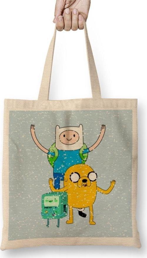 Adventure Time Finn Jake Bmo Snow Season Bez Çanta Uzun Saplı