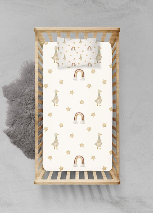 %100 Pamuklu Lastikli Çarşaf Seti - (90x190+20cm) - PLCS62023045