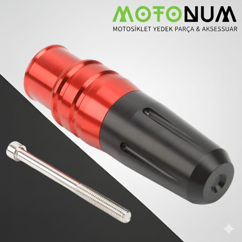 Sym Jet 14 200 Egzoz Koruma Takozu-Kırmızı-Mek1000
