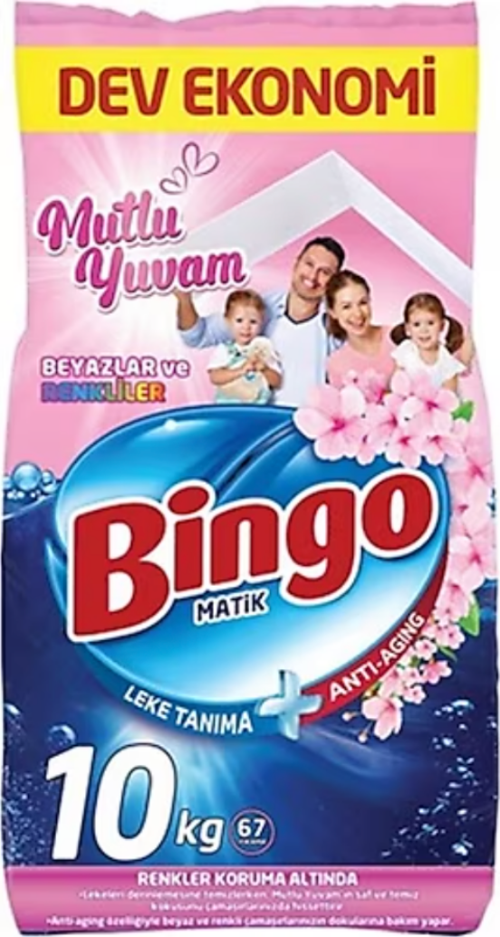 Matik Mutlu Yuvam Renkliler ve Beyazlar 10 kg Toz Deterjan