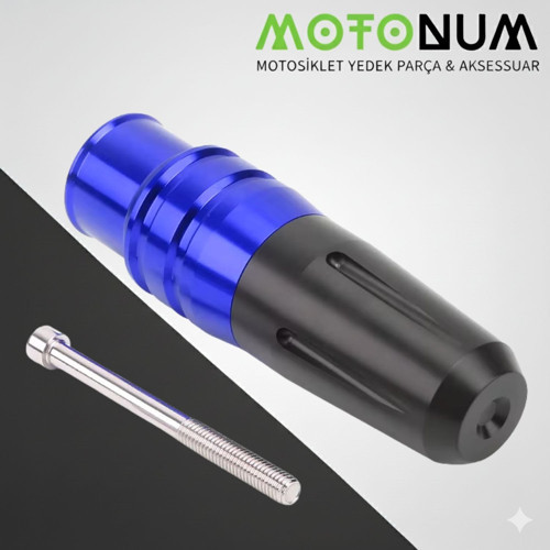 Rks Velloce 150 Egzoz Koruma Takozu-Mavi-Mek0290