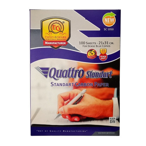 Karbon kağıt Standart 21x31 Cm Mavi Sc1050-l