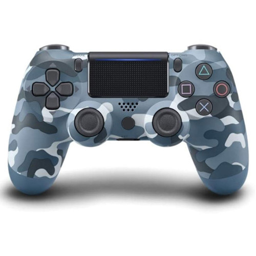 Doubleshock PS4 Uyumlu Kablosuz Titreşimli Oyun Kolu (Kamuflaj Desenli Gamepad)