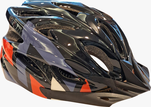 KS 25 bisiklet kask siyah mix