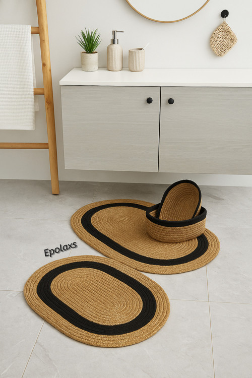 Banyo Paspas Ve Sepet Takımı 4 Lü