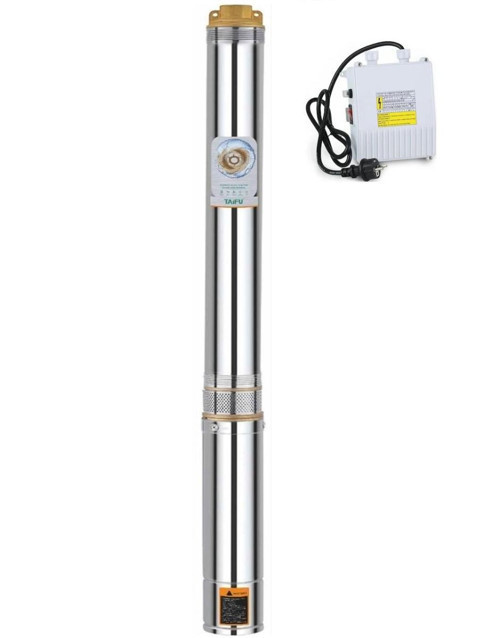 4STM4-14 Derin Kuyu Dalgıç Pompa Motorlu 220 Volt 1.5 Hp Panolu