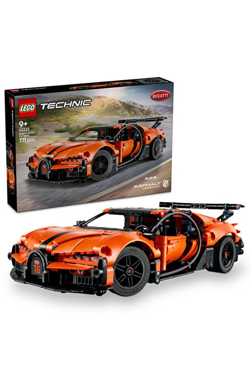Technic Bugatti Chiron Pur Sport Hiper Araba 42222 – 9+ Oyuncak Yapım Seti (771 Parça)