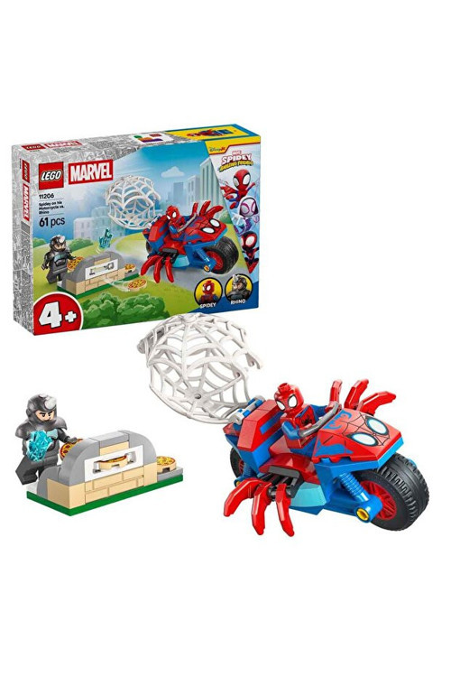 Marvel Spidey Ve İnanılmaz Arkadaşları Motosikletli Spidey Rhinoya Karşı 11206