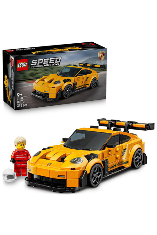Speed Champions Porsche 911 Gt3 Rs Süper Araba 77239 - 9+ Çocuklar İçin Oyuncak Yapım Seti (3