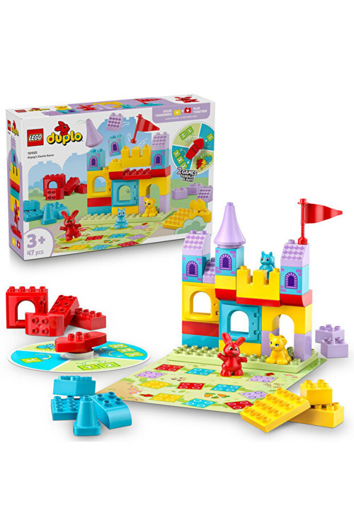 Duplo Hopsy’Nin Kale Oyunu 10450 - 3+ Çocuklar İçin Eğitici Oyuncak Yapım Seti (47P)