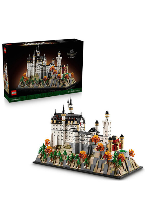 Architecture Neuschwanstein Şatosu 21063 – Yetişkinler İçin Dekoratif Model Yapım Seti (3455P