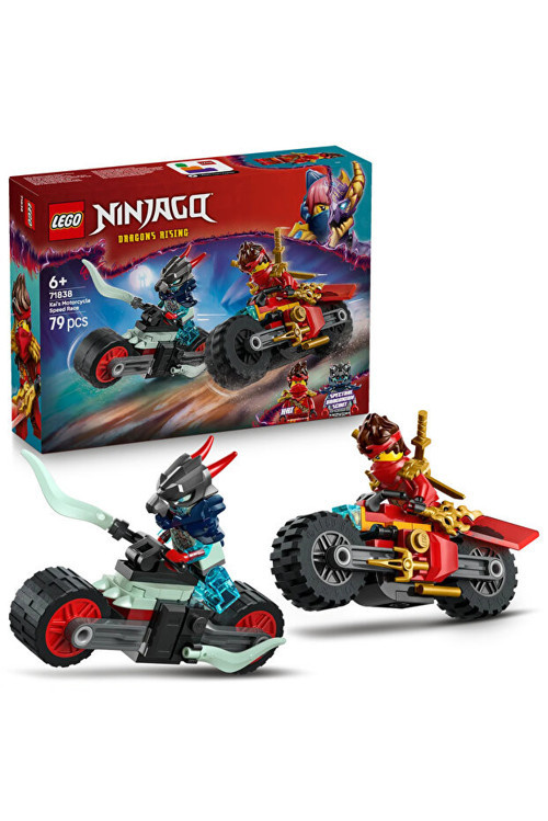 Ninjago Kai’Nin Motosiklet Hız Yarışı 71838 - 6+ Çocuklar İçin Yaratıcı Oyuncak Yapım Seti (