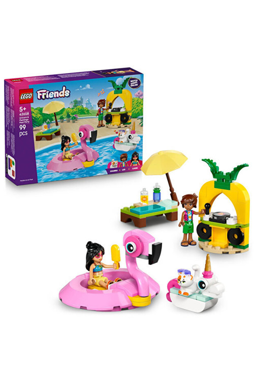 Friends Tek Boynuzlu At ve Flamingo Havuz Partisi 42658