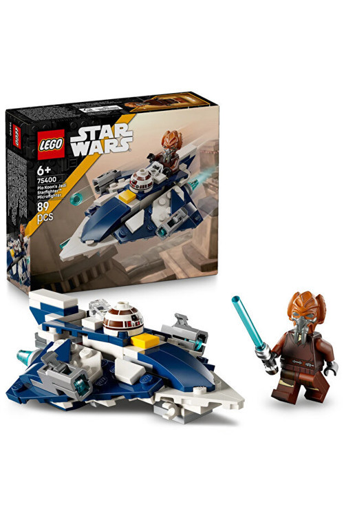 Star Wars ®: Klon Savaşlarıplo Koon'Un Jedi Starfighter™ Mikro Savaşçısı 75400 - 6+ Oyuncak Set