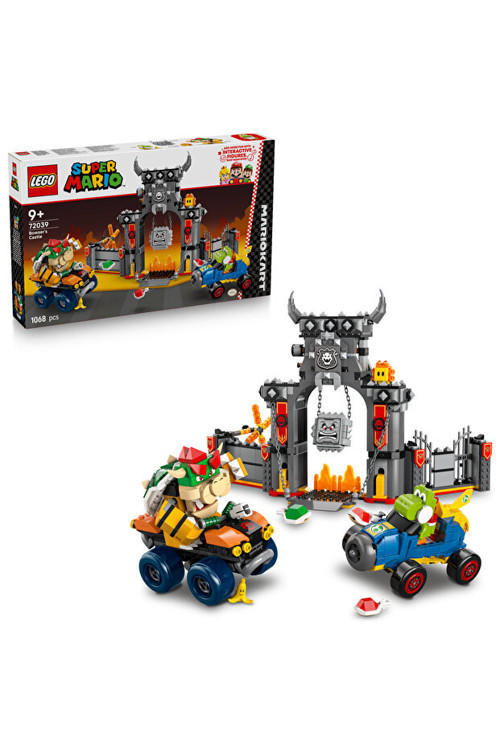 Super Mario ®: Mario Kart™ – Bowser Kalesi 72039 - 9+ Çocuklar İçin Oyuncak Yapım Seti (1068P)
