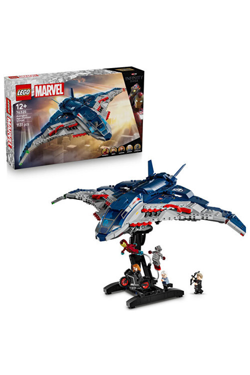 Marvel Avengers: Ultron Çağı Quinjet, 76325 - 12+ İçin Yaratıcı Oyuncak Yapım Seti (1131P)