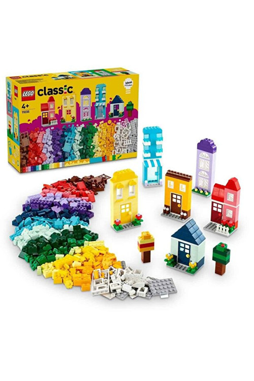 Classic Yaratıcı Evler 11035 - 4+ Çocuklar İçin Yaratıcı Oyuncak Yapım Seti (850P)