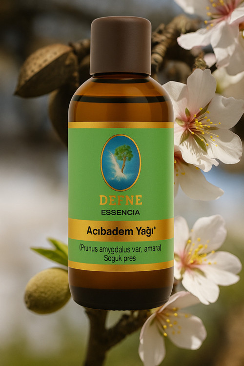 Acı Badem Yağı - Geleneksel %100 Saf Sabit Yağ 30Ml