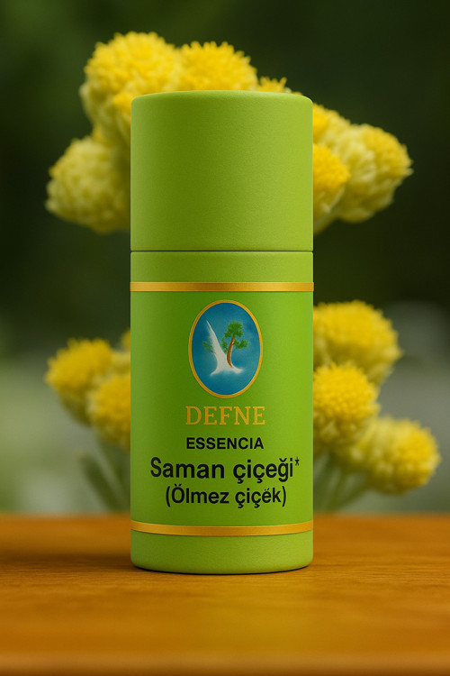 Saman Çiçeği (Ölmez Çiçek) Organik %100 Saf Uçucu Yağ 1Ml