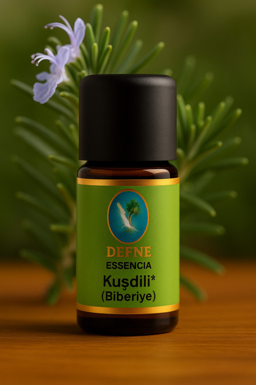 Kuşdili-Kafur Organik (Biberiye) %100 Saf Uçucu Yağ 5Ml