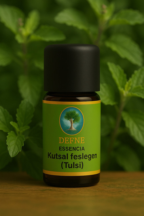 Kutsal Fesleğen (Tulsi) Organik %100 Saf Uçucu Yağ 10Ml