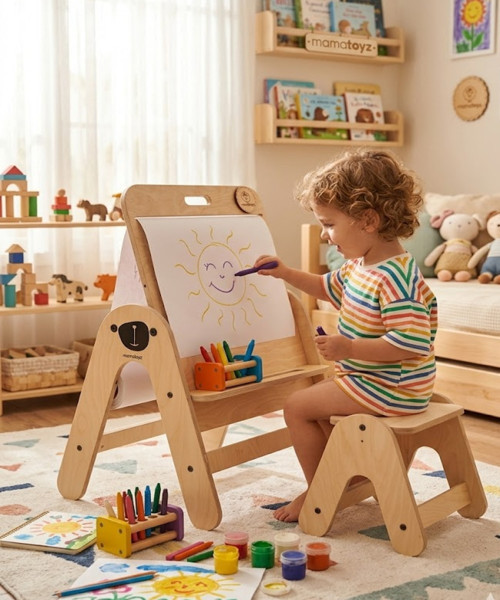 Bear Ahşap Aktivite Masası