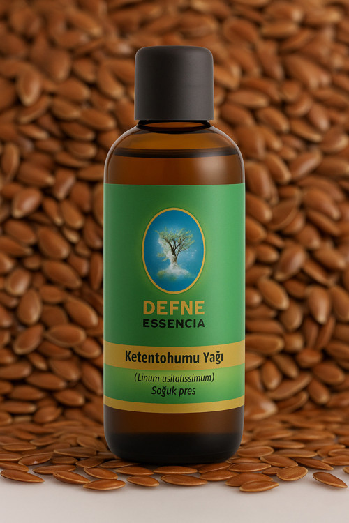Keten Tohumu Yağı – Soğuk Pres Geleneksel Gıda Amaçlı 1000Ml