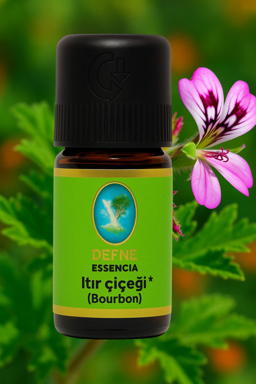 Itır Çiçeği (Bourbon) Organik %100 Saf Uçucu Yağ 10Ml