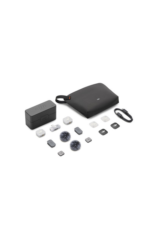 Mic Mini 2 (2 TX + 1 Mobile RX + Charging Case) | DJI Türkiye Karacasulu Garantili |