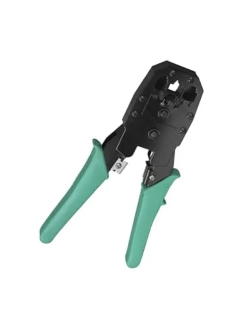 Üçlü Pense, RJ-45/RJ-12/RJ-11, Yeşil/Siyah