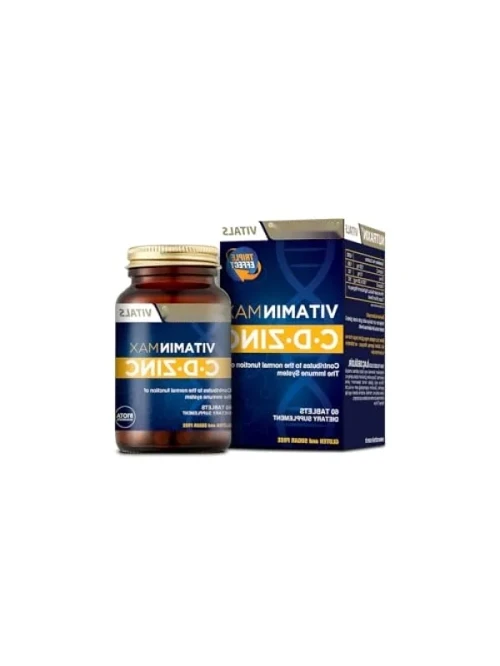 Bağışıklık Destekleyici Vitamin C-D-Zinc Tablet - 60 Adet