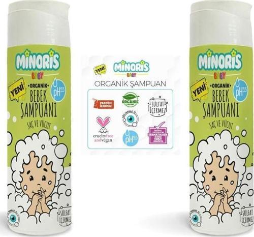 Baby Organik Bebek Saç Ve Vücut Şampuanı 200ml 2 Li Set