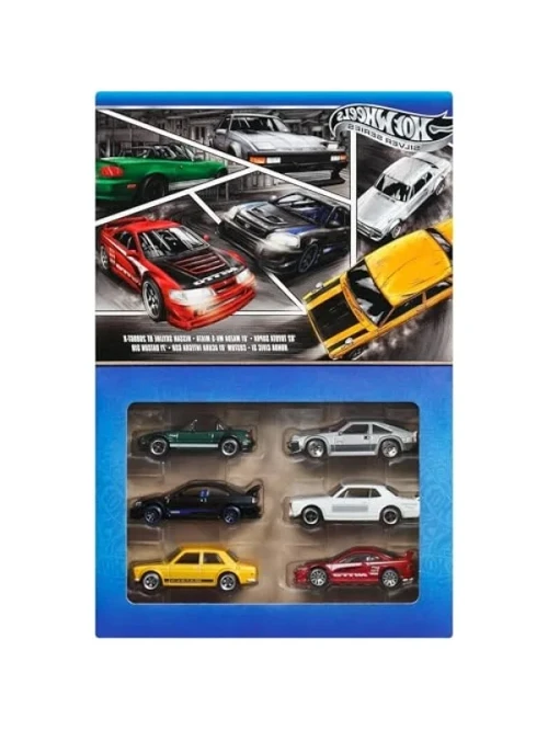 1:64 Ölçekli 6'lı Metal Araç Seti