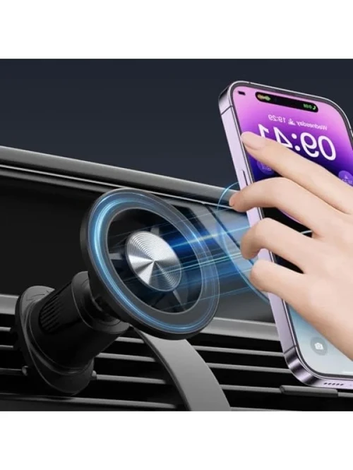 Titreşim Önleyici 360° Dönebilir Araç Telefonu Tutucu - Mıknatıslı
