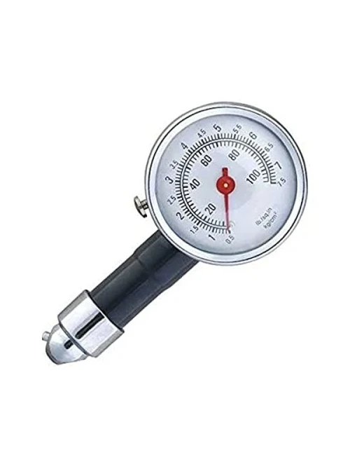 Manuel Lastik Basınç Ölçer, 8 Bar / 110 Psi Gösterge