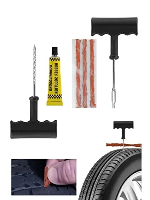 6 Parça Lastik Tamir Kiti - Otomobil, Motosiklet ve Bisiklet için