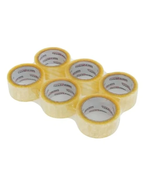 Şeffaf Koli Bandı, 45 mm x 100 m, 6'lı Paket