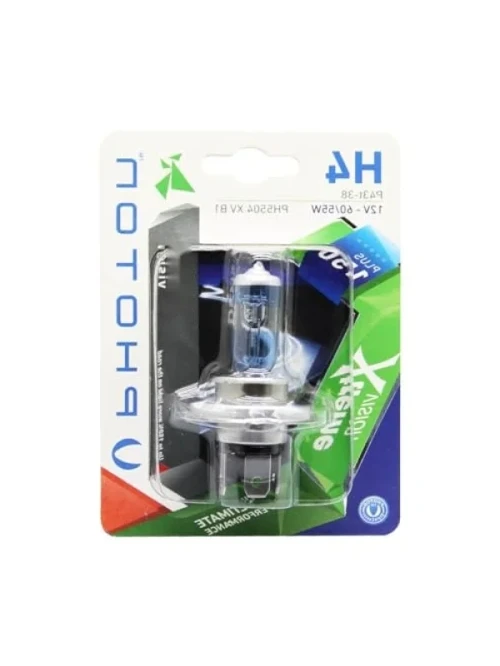 H4 12V 60/55W Xtreme Vision Ampul +%150 Fazla Işık (Tekli Blister)