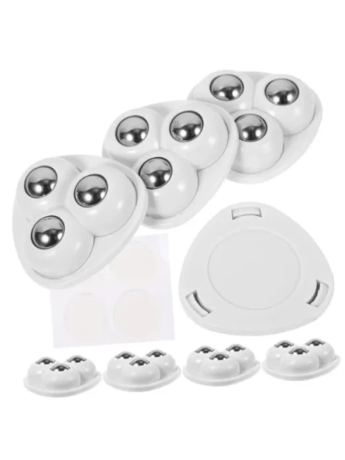 4 Adet Yapışkanlı Mini Mobilya Tekerleği