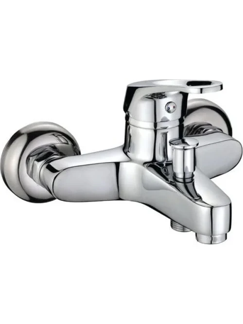 Çift Su Çıkışlı Aç Kapa Banyo Bataryası