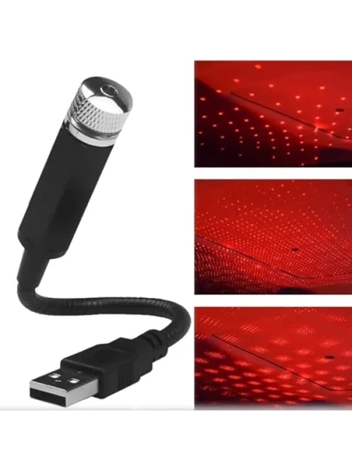Ayarlanabilir Kırmızı Led Araç İçi Atmosfer Lambası