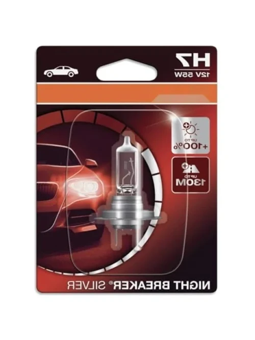 H7 Tipi Far Ampulü - 12V 55W, %100 Daha Fazla Işık