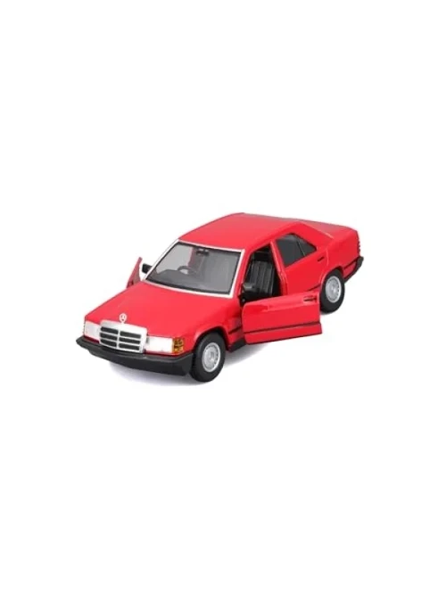 1987 Model Mercedes 190E 1:24 Ölçekli Metal Model Araç