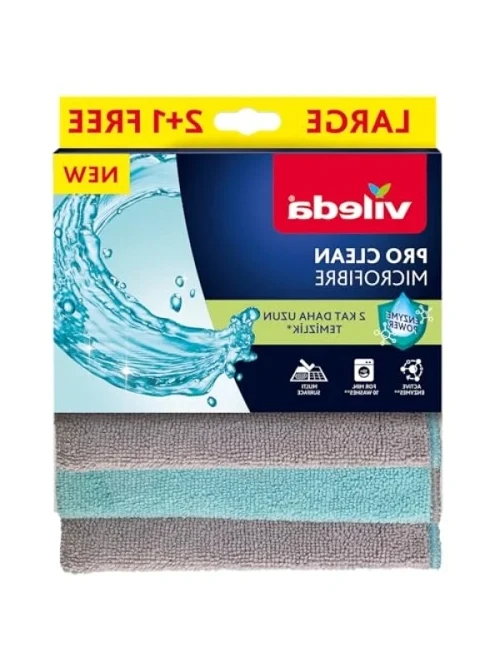 Aktif Enzimli Mikrofiber Temizlik Bezi - 3'lü Paket