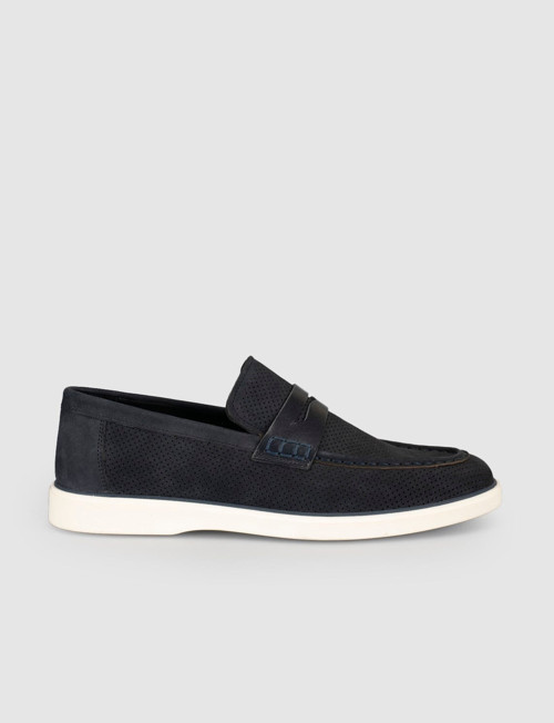 Siyah Süet Erkek Loafer