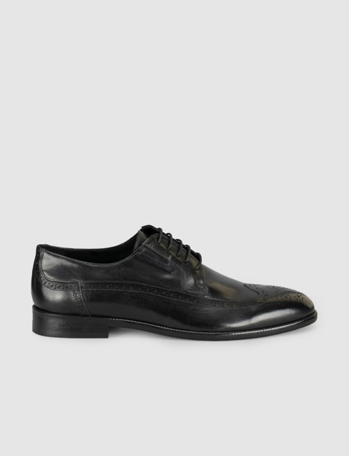 Siyah Brogue Klasik Ayakkabı