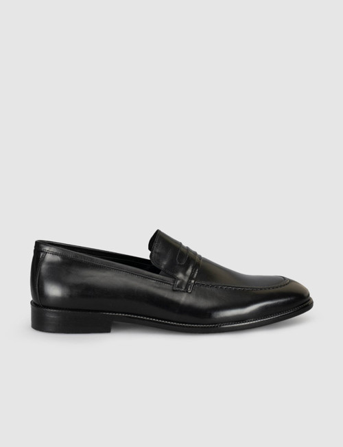 Premium Leather Black Men's Classic Shoes