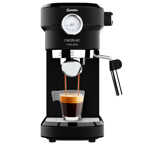 Cafelizzia 790 Black Pro Espresso Makinesi Güçlü 20 Bar Basınç Hızlı Köpürtme Kahve Deneyimi